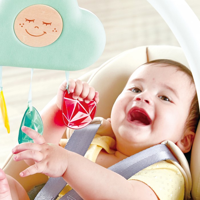 Погремушка подвесная Hape "Музыкальное облако" 4