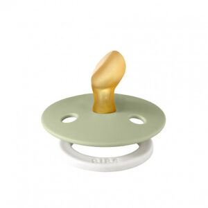 Пустышка латексная ночная BIBS Colour Glow Latex Anatomical-Sage 0+ мес. 6