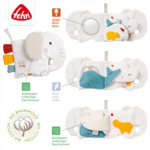 Музыкальная игрушка-книжка FEHN с подвесом Слоник 6