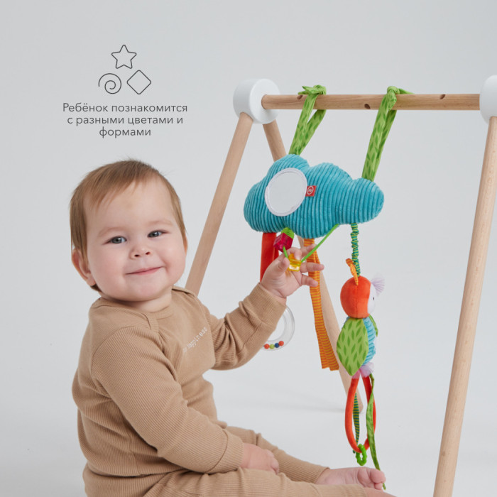 Развивающая подвесная игрушка Happy Baby ОБЛАКО С ПЧЁЛКОЙ 6