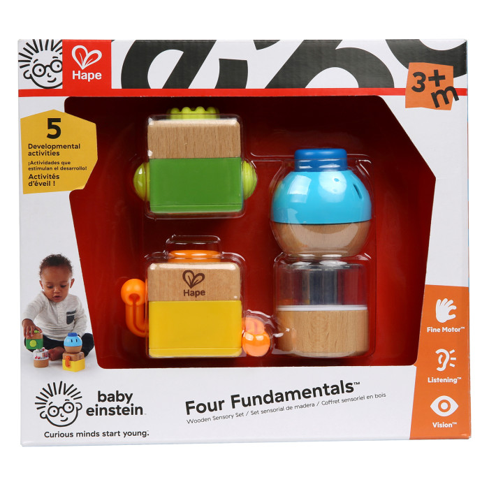 Игрушка Hape развивающая для новорожденных "4 навыка" 9