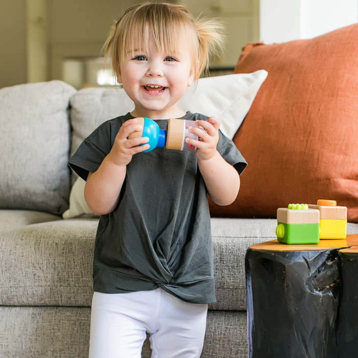 Игрушка Hape развивающая для новорожденных "4 навыка" 3