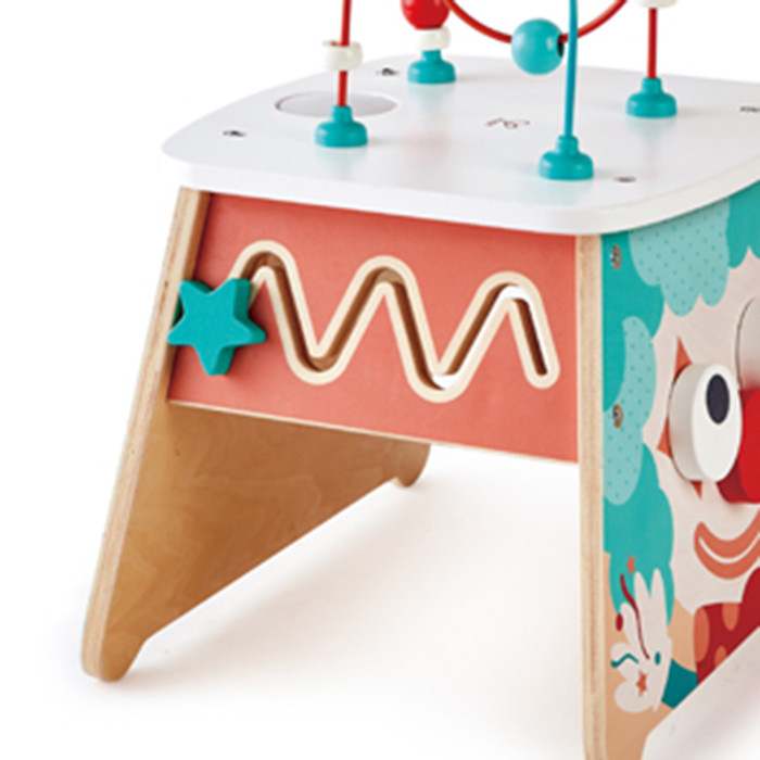 Развивающий куб Hape "Цирк" лабиринт, счеты, подсветка 3