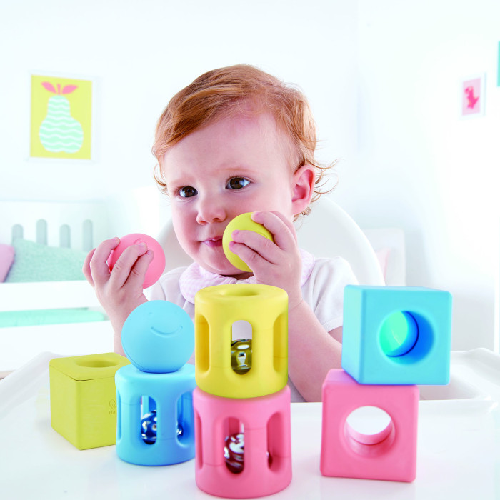 1331208_3249113 Игрушка Hape Конструктор-погремушка "Улыбка" (9 предметов) 2