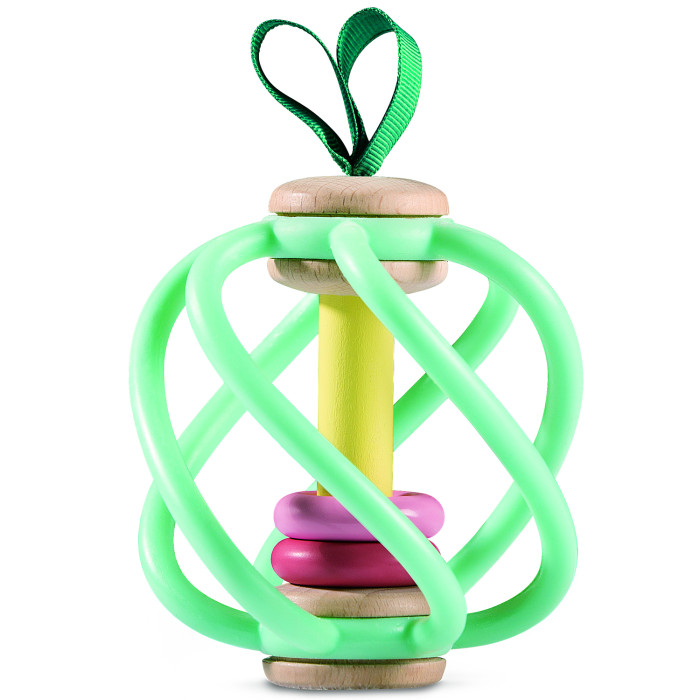 Игрушка-погремушка Hape "Яблоко" 1