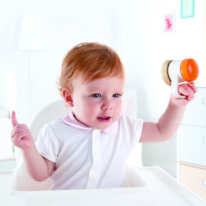 Игрушка Hape 2 в 1 погремушка и каталка "Роллер" 10