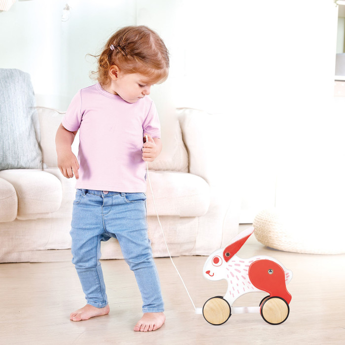 Каталка для малышей Hape "Зверики" Зайчонок 2