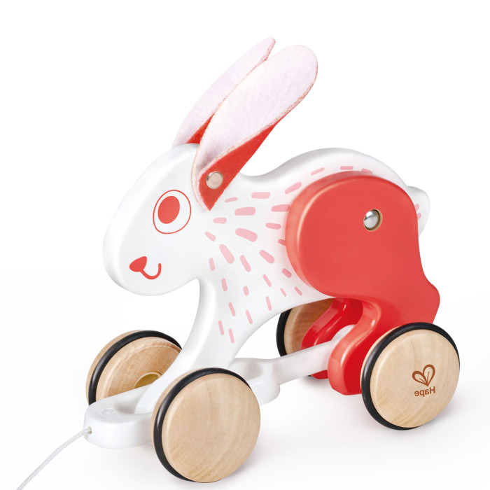 Каталка для малышей Hape "Зверики" Зайчонок 5