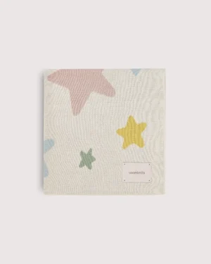 Плед детский Loomknits 80Х120 Мультиколор звезды 4