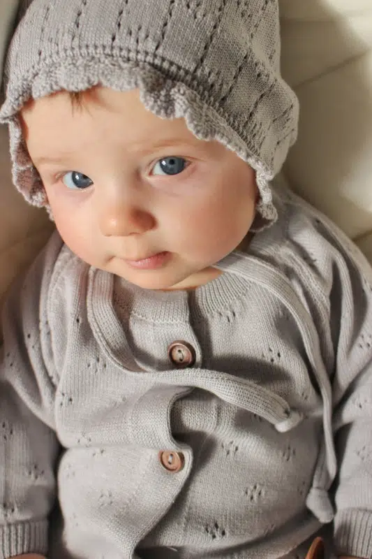 Чепчик детский Loomknits Серый 4