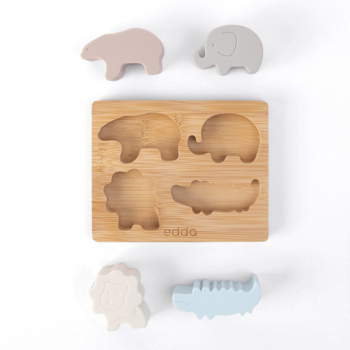 Игрушка-пазл Edda Зверята 5