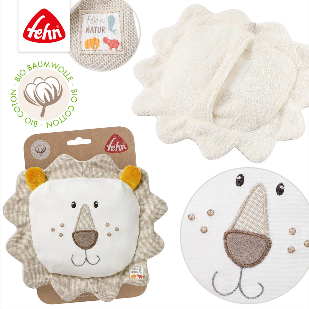 Игрушка-грелка FEHN с виноградными косточками Лев 2