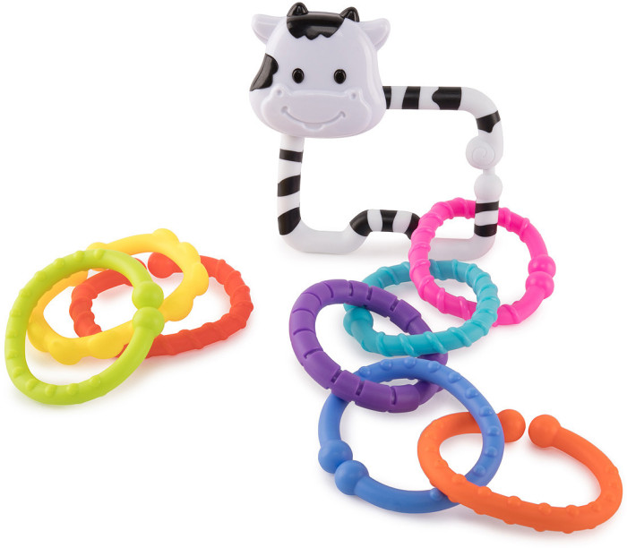 Погремушка Happy baby MOO-RING 8