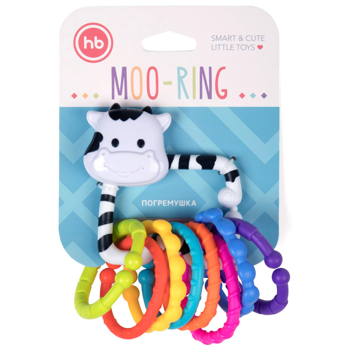 Погремушка Happy baby MOO-RING 7