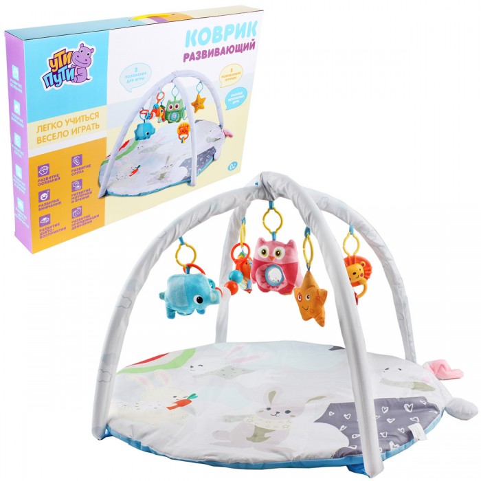 Развивающий коврик ALIS "Зайка" игрушки 7