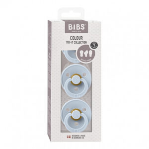 81343_BIBS_Try_it_COLOUR_PACK_BabyBlue_3 Набор пустышек BIBS Try-it Colour 3 шт. 0+ мес. 8