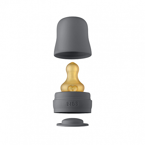 Набор аксессуаров для бутылочки с латексной соской BIBS Bottle Kit 1