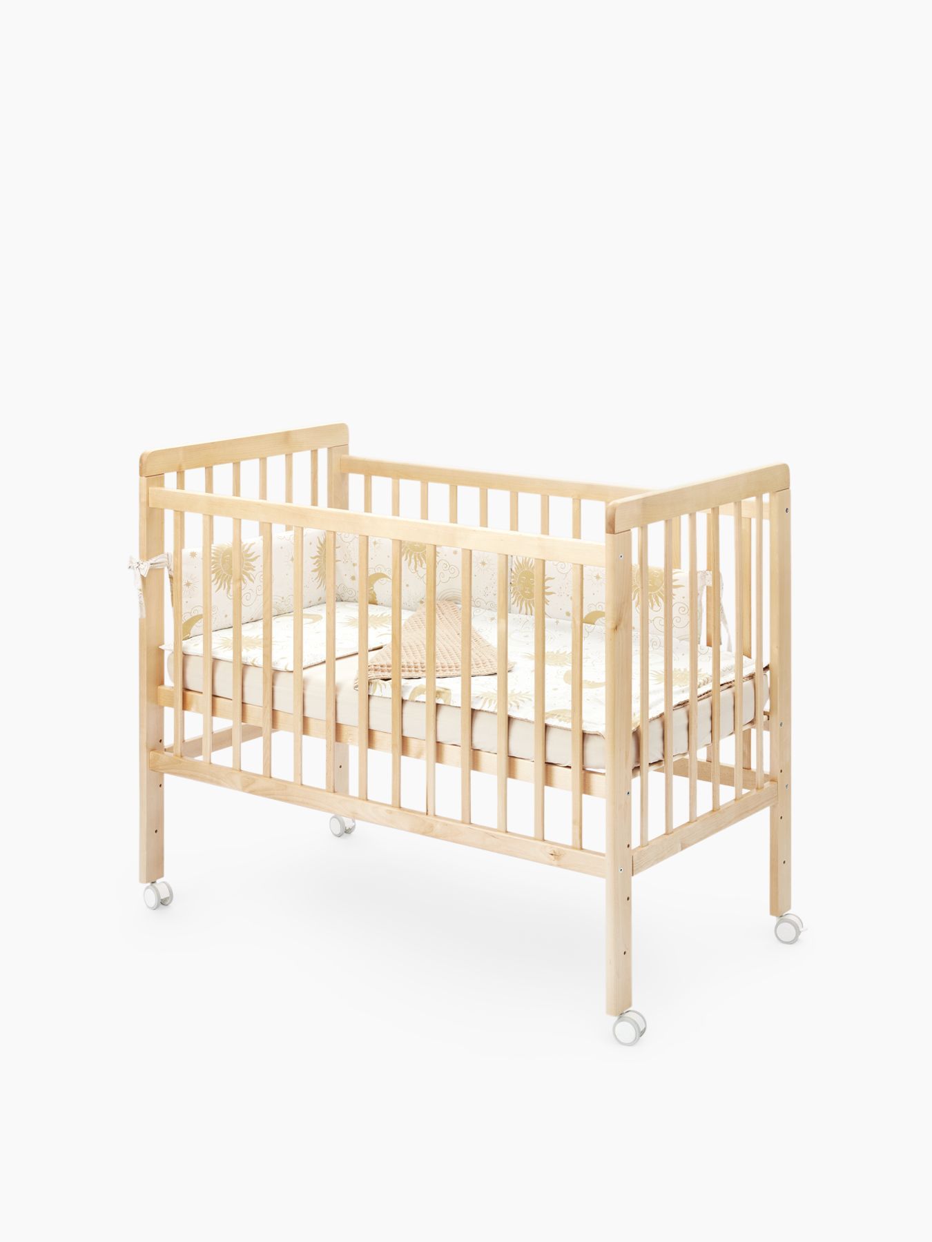 Кроватка детская Happy Baby MIRRA LIGHT c матрасом и простынёй 10