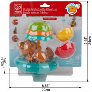 950771_2175616 Игрушка для купания Hape "Мишка с зонтами" 10