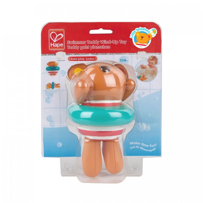 Игрушка для купания Hape заводная "Пловец Тедди" 3