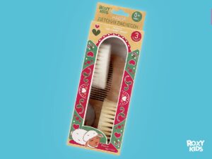 baby_wooden_hairbrushes_7a56c82c92 Набор 3 в 1 Roxy Kids две расчески-щеточки деревянные c мягкой щетиной и гребень 23