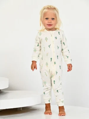 Комбинезон нательный I love carrot "Кактусы" с манжетом 6