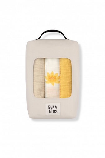 Пелёнки муслиновые BUBA KIDS 3 шт. 75х75 3