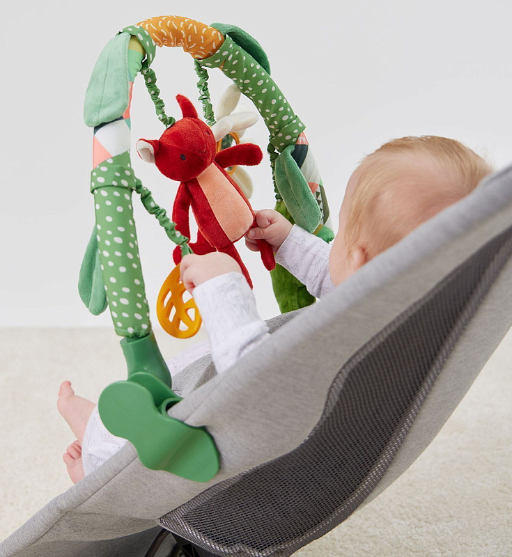 Дуга с игрушками Happy Baby Веселая горка 8