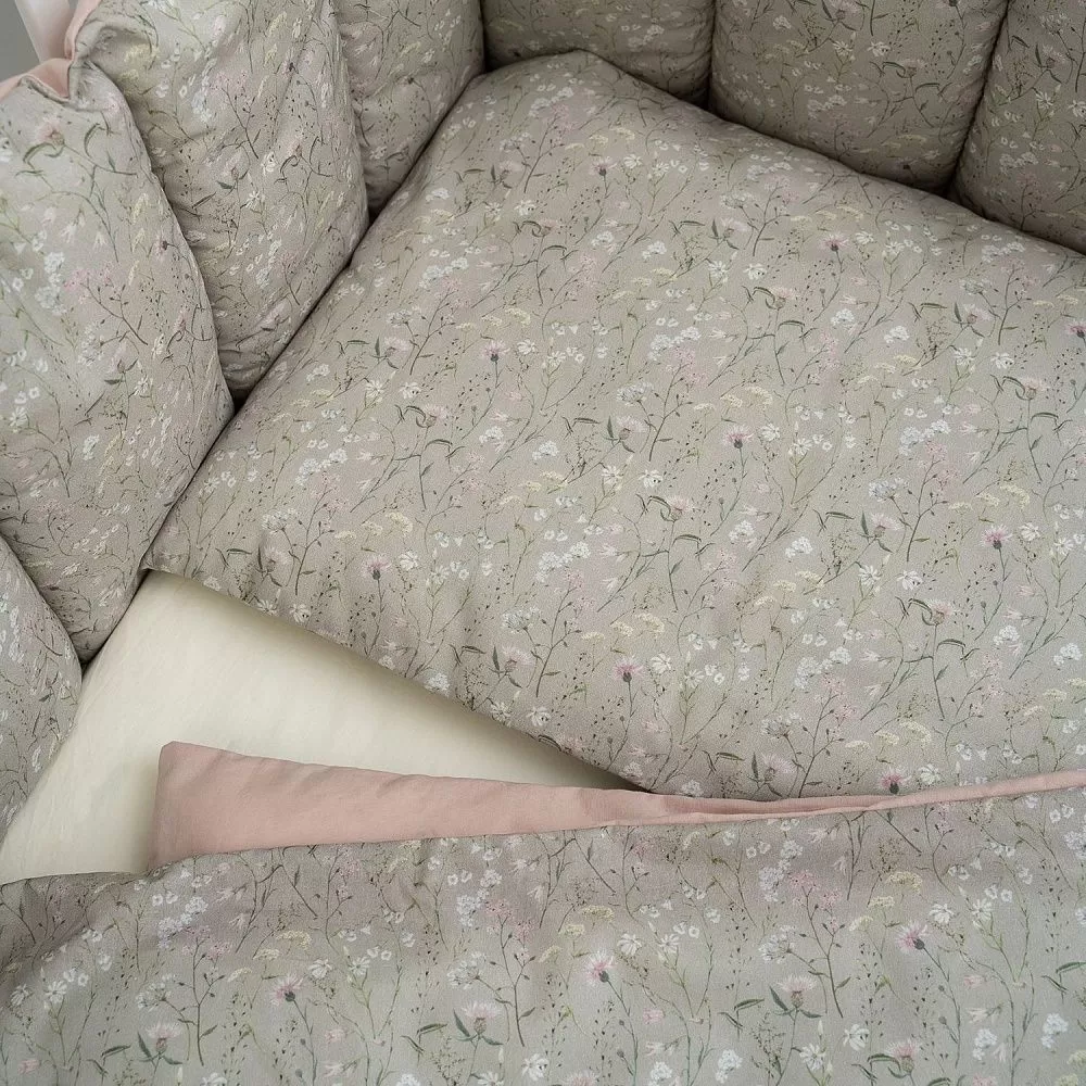 К-т 6пр.для прямоугольной кроватки "Lappetti Garden" 10