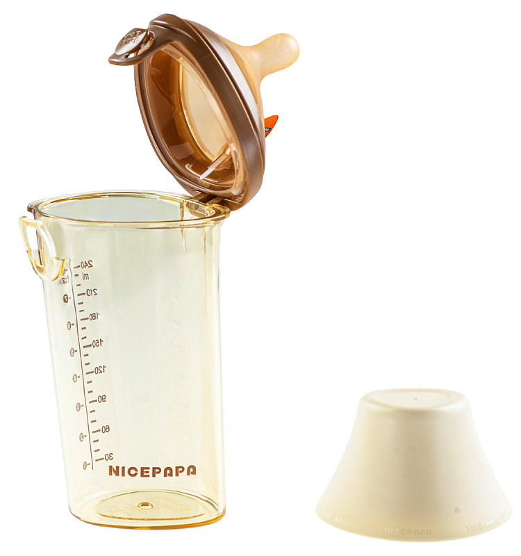 Бутылочка NICE PAPA антиколики/широкое горло 240 мл/соска 3-7 мес 7