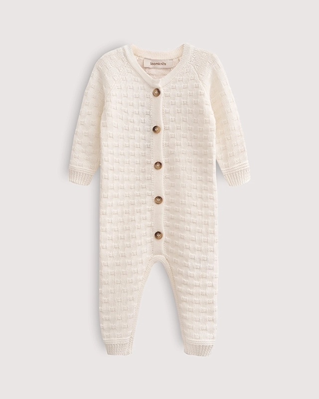 Комбинезон детский Loomknits Кремовый LW5280 1