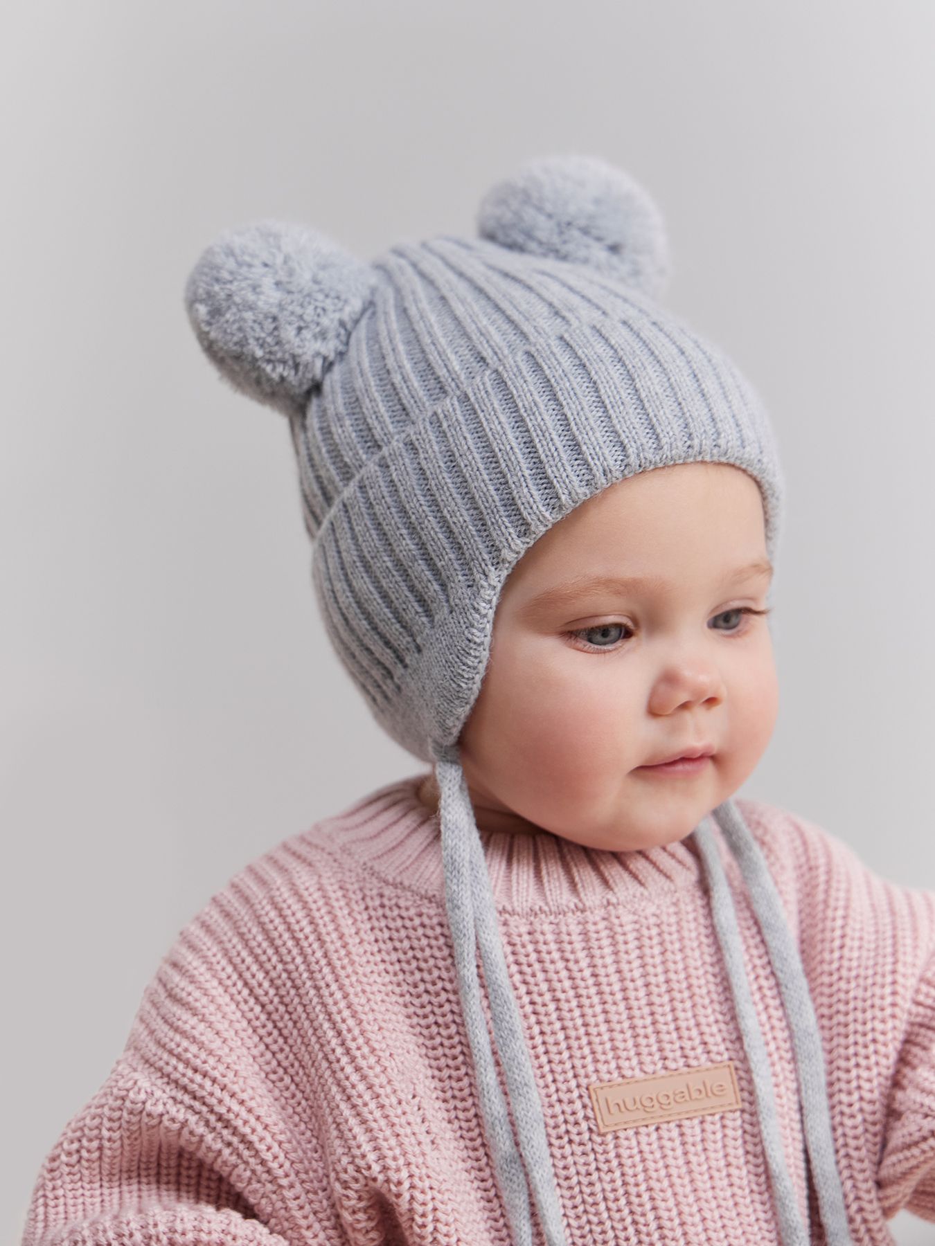 Шапка детская с помпоном Happy Baby 3