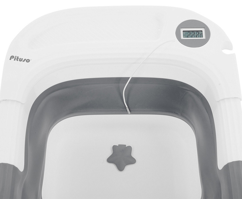 Ванна детская PITUSO складная(двойное сложение),встроен.термометр 68 см 9