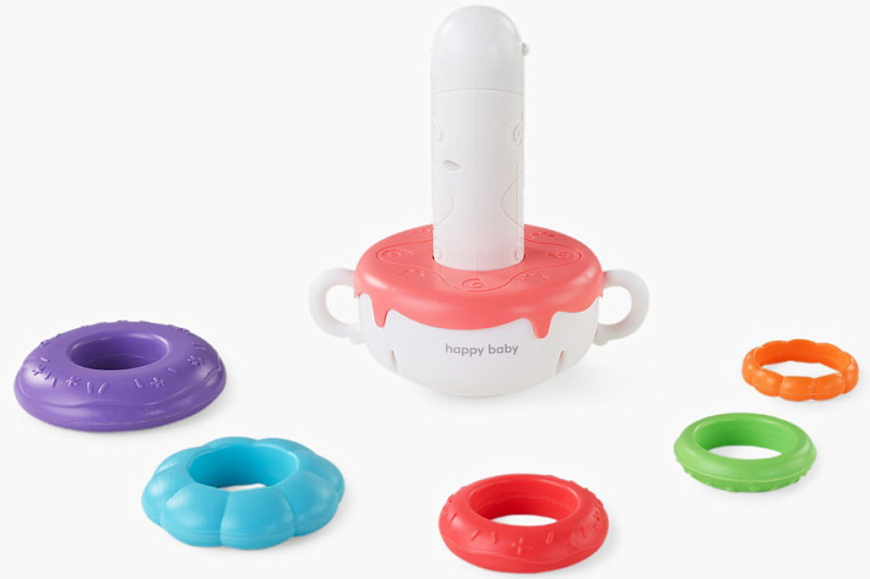 Игрушка-пирамидка Happy baby PYRAMID PIE 8