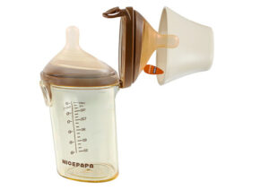 k44750pnayc00glqsc30udqcm9fp095f Бутылочка NICE PAPA антиколики/широкое горло 180 мл/ соска 0-3 мес 16