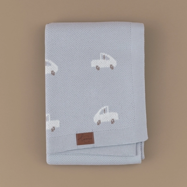 Плед детский Loomknits Baby Car (100х100 см) 1