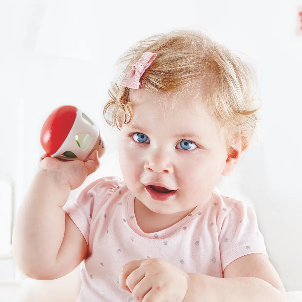 nsI2hVUpBQylog2rue4S4v7DHnoMZUTR1L4UZvn1hFw= Игрушка Hape 3-в-1 погремушка-неваляшка-бумеранг "Звон колокольчика" 3