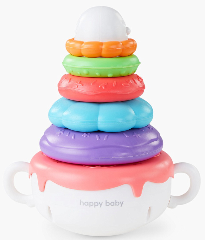 Игрушка-пирамидка Happy baby PYRAMID PIE 7