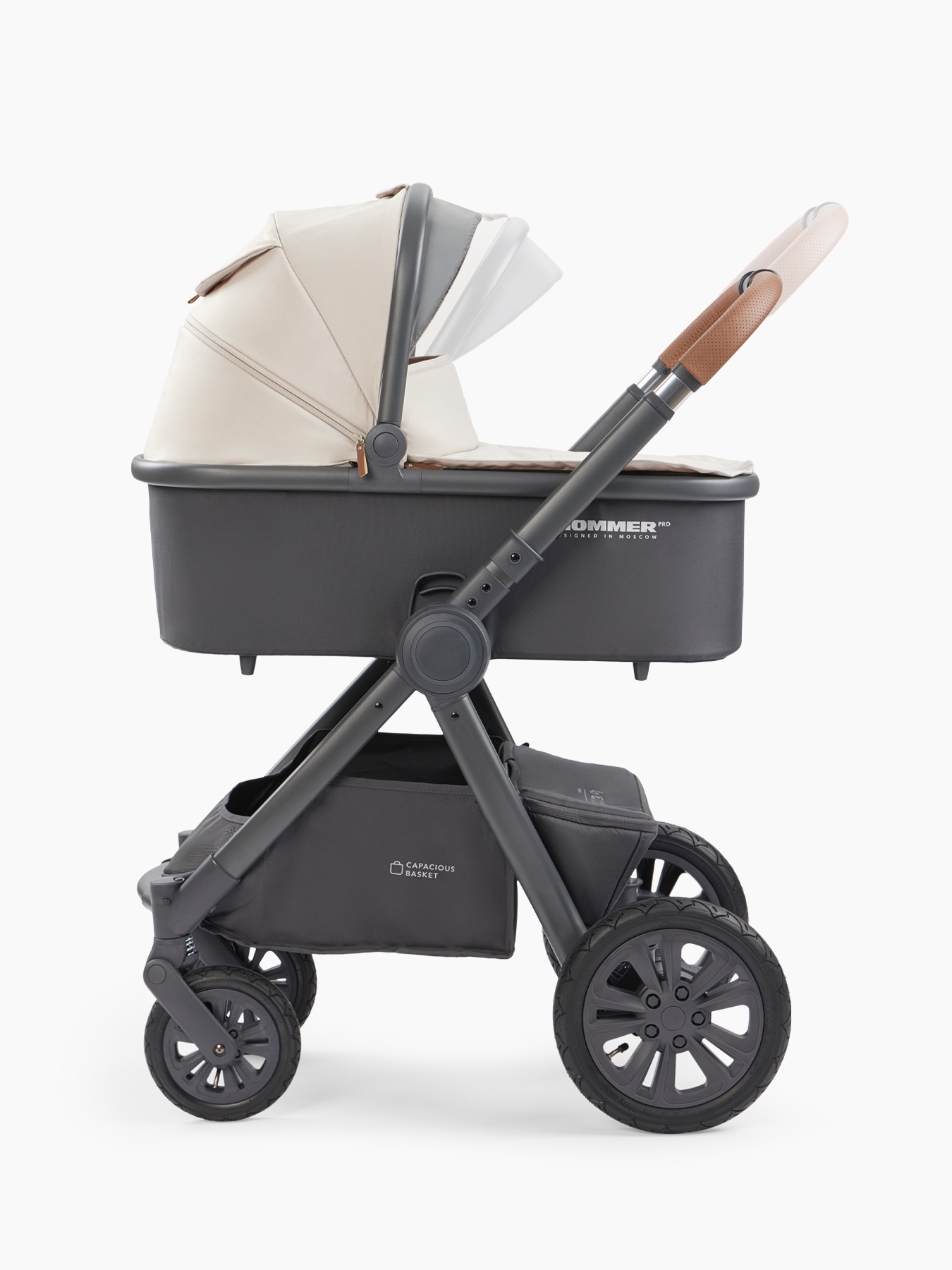 Коляска 2 в 1 Happy Baby Mommer Pro NOVA (надувные колеса) 11