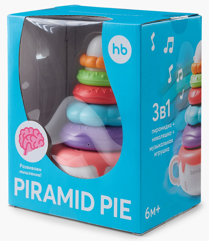 Игрушка-пирамидка Happy baby PYRAMID PIE 4