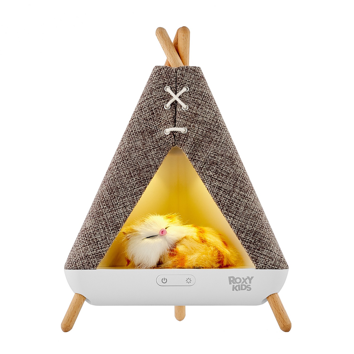 Ночник Roxy Kids Вигвам с котёнком 1