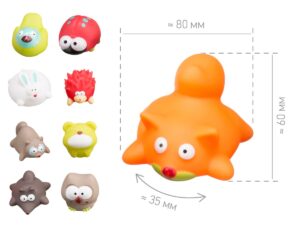 roxy_kids_nabor_igrushek_dlya_vannoj_quotlesnye_zhiteliquot_rrt_823_2_54a48873e4 Набор игрушек для ванной Roxy Kids 15