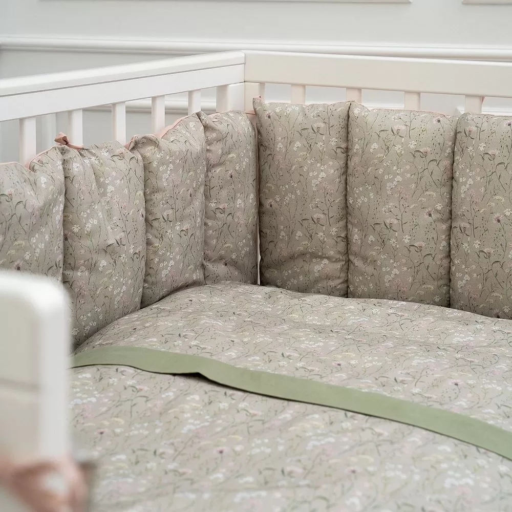 К-т 6пр.для прямоугольной кроватки "Lappetti Garden" 20