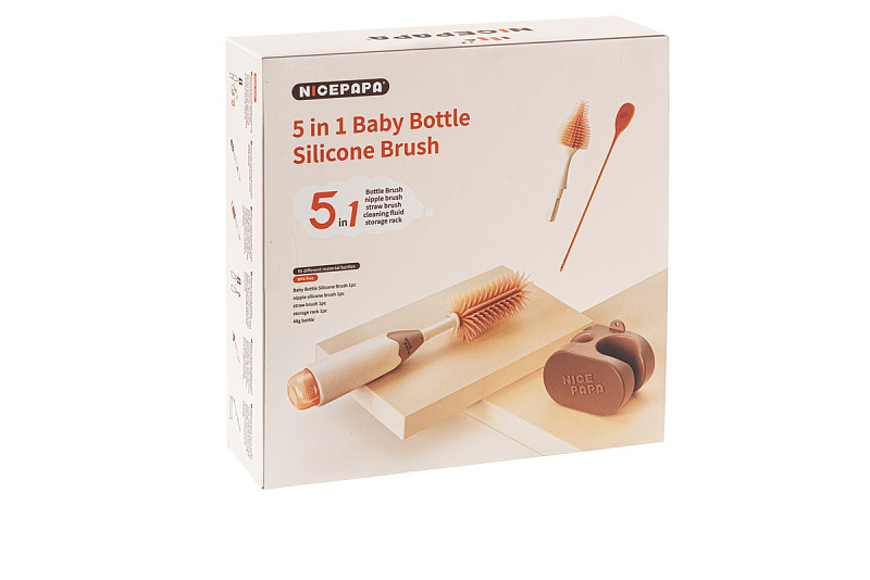 Набор силиконовых ершиков 5в1 NICE PAPA 12
