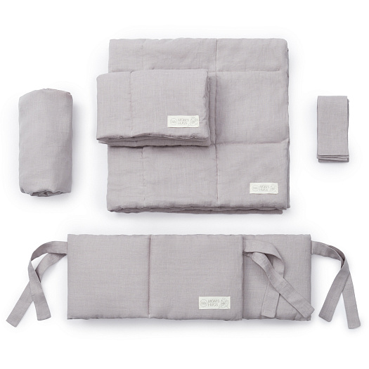 spkm8nz0xer2wtcemvybouhdds4d15ly КПБ Happy Baby 4 пр.(простынь, подушка, одеяло, бортик) 1