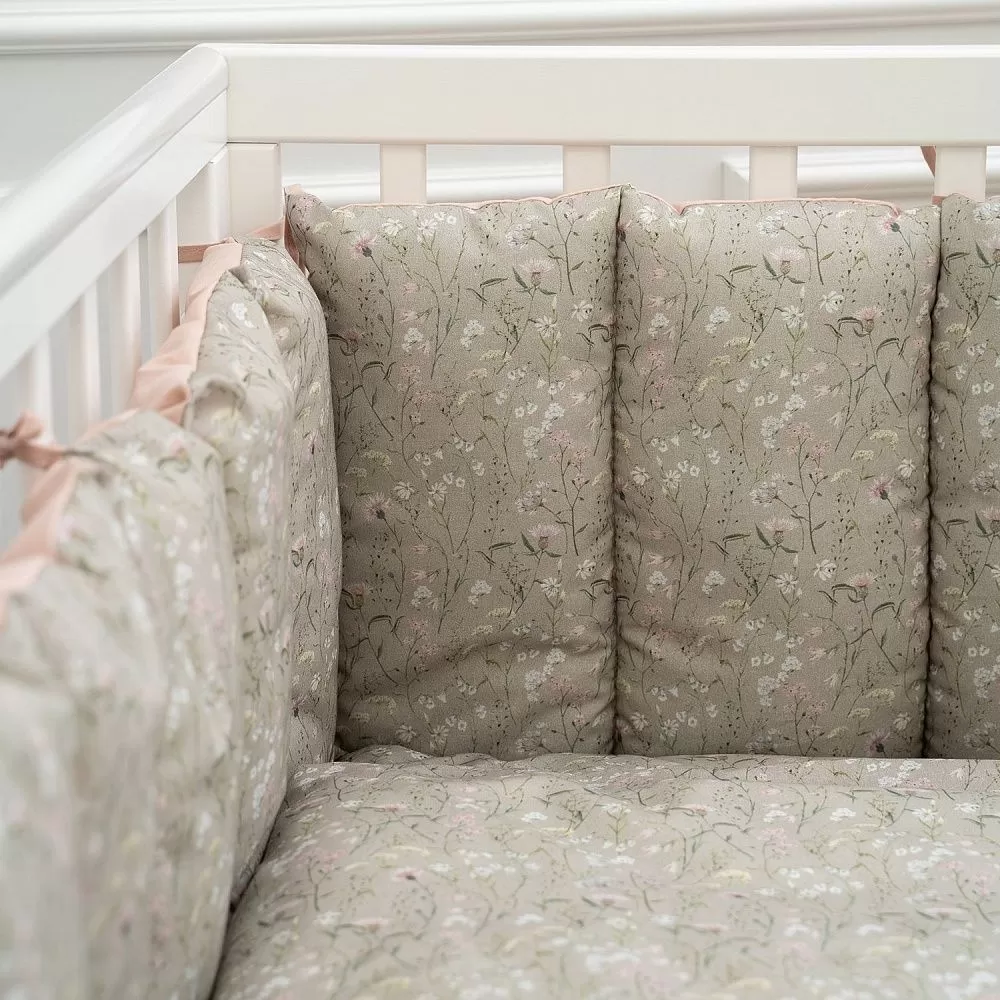 К-т 6пр.для прямоугольной кроватки "Lappetti Garden" 21