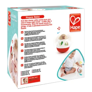 TLnef3adle_K3bW-BFzRMBzmRGqgbx8Etj1xNg38Cgk= Игрушка Hape 3-в-1 погремушка-неваляшка-бумеранг "Звон колокольчика" 12