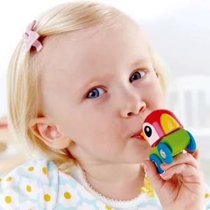 ttvTvlbAKodQ_Bmz3lxrj4Z8oLKvN_-nn8eEv-dSomw= Каталка для малышей Hape "Свистящий попугайчик" 6