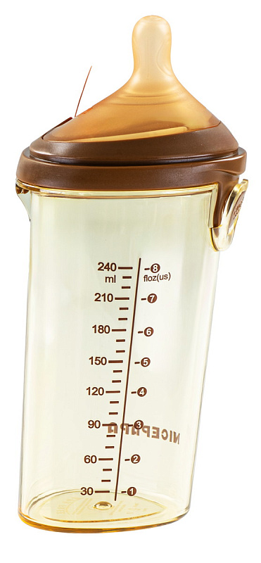 Бутылочка NICE PAPA антиколики/широкое горло 240 мл/соска 3-7 мес 9