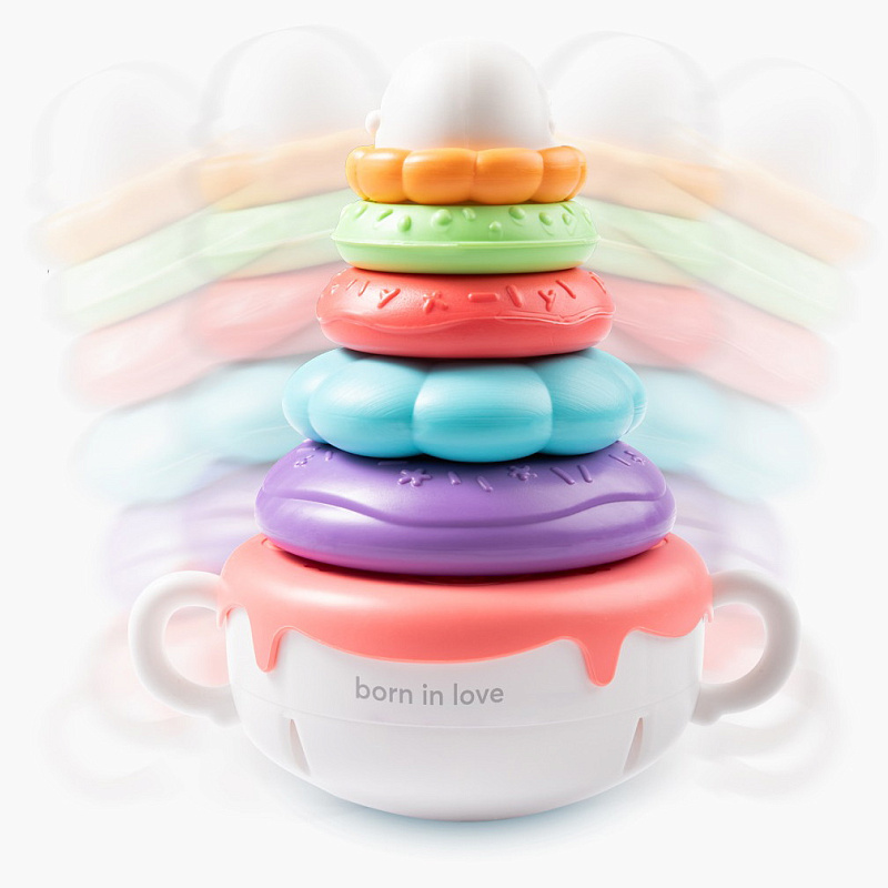 Игрушка-пирамидка Happy baby PYRAMID PIE 6